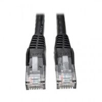 Tripp Lite Cat6 Gigabit Snagless Molded Patch Cable (RJ45 M/M) - Black, 15.24 m (50-ft.)