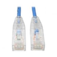 Tripp Lite Cat6 UTP Patch Cable (RJ45) - M/M, Gigabit, Snagless, Molded, Slim, Blue, 3.05 m