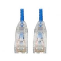 Tripp Lite Cat6 Gigabit Snagless Molded Slim UTP Patch Cable (RJ45 M/M), Blue, 15.24 cm