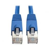 Tripp Lite Augmented Cat6 (Cat6a) Shielded (STP) Snagless 10G Certified Patch Cable, (RJ45 M/M) - Blue 0.31 m (1-ft.)