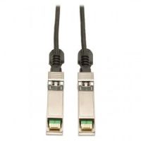 Tripp Lite SFP+ 10Gbase-CU Passive Twinax Copper Cable, SFP-H10GB-CU1M Compatible, Black, 1M