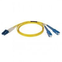 Tripp Lite Duplex Singlemode 8.3/125 Fiber Patch Cable (LC/SC), 3M