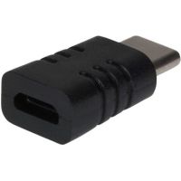 Maplin N40EF cable gender changer USB Type-C Micro USB Black