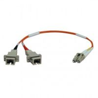 Tripp Lite Duplex Multimode 62.5/125 Fiber Adapter (LC-SC M/F) 0.3M (1-ft.)