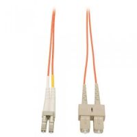 Tripp Lite Duplex Multimode 50/125 Fiber Patch Cable (LC/SC), 1M