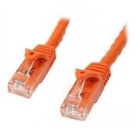 StarTech Cat6 Patch Cable with Snagless RJ45 Connectors - 10 m, Orange