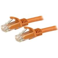 StarTech 15m Orange Gigabit Snagless RJ45 UTP Cat6 Patch Cable - 15 m Patch Cord