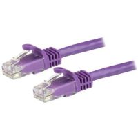 StarTech 15m Purple Gigabit Snagless RJ45 UTP Cat6 Patch Cable - 15 m Patch Cord