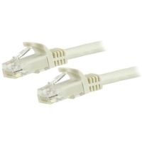 StarTech 15m White Gigabit Snagless RJ45 UTP Cat6 Patch Cable - 15 m Patch Cord