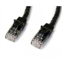 StarTech 5m Black Gigabit Snagless RJ45 UTP Cat6 Patch Cable - 5 m Patch Cord