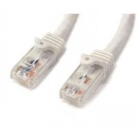 StarTech 5m White Gigabit Snagless RJ45 UTP Cat6 Patch Cable - 5 m Patch Cord