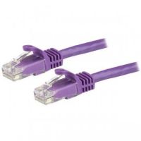 StarTech 7.5 m CAT6 Patch Cable - 100% Copper Wire - Snagless Connector - Purple