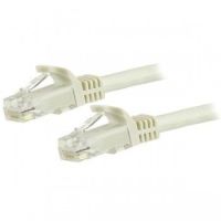 StarTech 7.5 m CAT6 Patch Cable - 100% Copper Wire - Snagless Connector - White