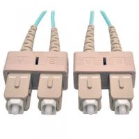 Tripp Lite 10Gb Duplex Multimode 50/125 OM3 LSZH Fiber Patch Cable (SC/SC) - Aqua, 1M