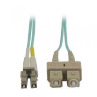 Tripp Lite 10Gb Duplex Multimode 50/125 OM3 LSZH Fiber Patch Cable (LC/SC) - Aqua, 1M