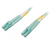 Tripp Lite 10Gb/100Gb Duplex Multimode 50/125 OM4 LSZH Fiber Patch Cable (LC/LC) - Aqua, 2M