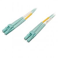 Tripp Lite 10Gb/100Gb Duplex Multimode 50/125 OM4 LSZH Fiber Patch Cable (LC/LC) - Aqua, 3M