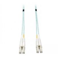 Tripp Lite 10Gb Duplex Multimode 50/125 OM3 LSZH Fiber Patch Cable, (LC/LC) - Aqua, 10M