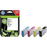 HP N9J73AE/364 Ink cartridge multi pack Bk,C,M,Y, 4x300 pages ISO/IEC 24711 Pack=4 for HP PhotoSmart B 110/C 309/D 5460/Plus/Premium