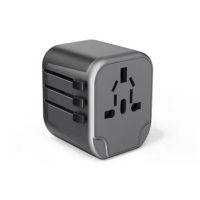 Maplin 2.4A 5V World Wide Travel Adapter Wall Charger with 2x USB-A Ports