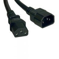 Tripp Lite Heavy-Duty Power Extension Cord Lead Cable, 15A, 14AWG (IEC-320-C14 to IEC-320-C13), 1.83 m (6-ft.)