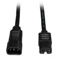 Tripp Lite Heavy-Duty Computer Power Cord Lead Cable, 15A, 14AWG (IEC-320-C14 to IEC-320-C15), 0.91 m