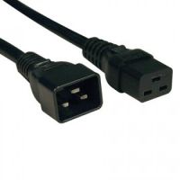 Tripp Lite Heavy-Duty Power Extension Cord, 20A, 12AWG (IEC-320-C19 to IEC-320-C20), 6-ft.