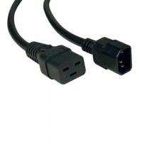 Tripp Lite Heavy-Duty Power Extension Cord, 15A, 14AWG (IEC-320-C19 to IEC-320-C14), 6-ft.