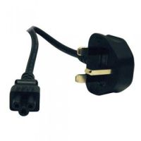 Tripp Lite Standard UK Computer Power Cord (C5 to BS-1363 UK Plug), 6-ft.