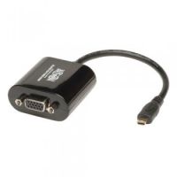 Tripp Lite Micro HDMI to VGA Converter Adapter Smartphones / Tablets / Ultrabooks - 1920 x 1200, 1080p