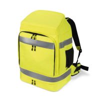 DICOTA Hi-Vis backpack Yellow Polyethylene terephthalate (PET), Thermoplastic polyurethane (TPU)