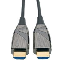 Tripp Lite High-Speed HDMI 2.0 Fiber Active Optical Cable (AOC) - 4K x 2K HDR 60 Hz, 4:4:4, M/M, Black, 15 m