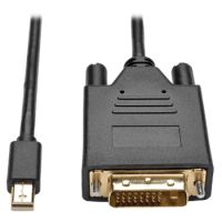 Tripp Lite Mini DisplayPort 1.2 to DVI Active Adapter Cable, Mini DP to DVI (M/M), 1920 x 1080 / 1080p, 0.91 m (3-ft.)