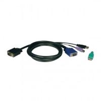 Tripp Lite USB/PS2 Combo Cable Kit NetController KVM Switches B040-Series and B042-Series, 3.05 m