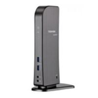 Toshiba Dynadock U3.0 Wired USB 3.2 Gen 1 (3.1 Gen 1) Type-A grey, Metallic, Stainless steel