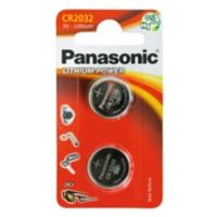 Panasonic PANACR2032-B2 Lithium Pack of 2 Coin Cell Batteries