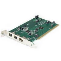 StarTech 3 Port 2b 1a PCI 1394b FireWire Adapter Card with DV Editing Kit