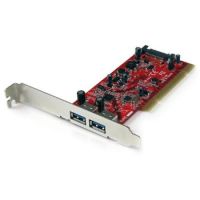 StarTech 2 Port PCI SuperSpeed USB 3.0 Adapter Card with SATA Power