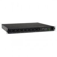 Tripp Lite 2.3-2.9kW Single-Phase Switched PDU, 200-240V (8 C13), C14, 200-240V Input, 1.98 m Cord, 1U Rack-Mount