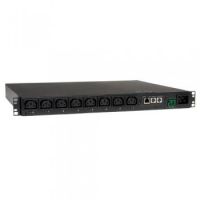 Tripp Lite 3.2-3.8kW Single-Phase Switched PDU, 200-240V Outlets (8 C13), C20 / L6-20P input, 2.59 m Cord, 1U Rack-Mount