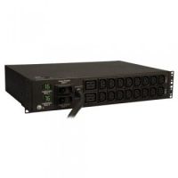 Tripp Lite 7.4kW Single-Phase Metered PDU, 230V Outlets (2-C19, 16-C13), IEC-309 230V 32A Blue, 3.66 m Cord, 2U Rack-Mount