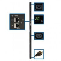 Tripp Lite 3.2��3.8kW Single-Phase Switched PDU with LX Platform Interface, 200��240V Outlets (20 C13 & 4 C19), C20/L6-20P, 0U