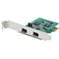 StarTech 2 Port 1394a PCI Express FireWire Card - PCIe FireWire Adapter