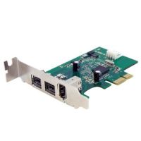 StarTech 3 Port 2b 1a Low Profile 1394 PCI Express FireWire Card Adapter