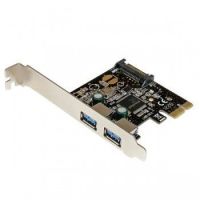 StarTech 2 Port PCI Express PCIe SuperSpeed USB 3.0 Controller Card w/ SATA Power