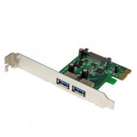 StarTech 2 Port PCI Express (PCIe) SuperSpeed USB 3.0 Card Adapter with UASP - SATA Power