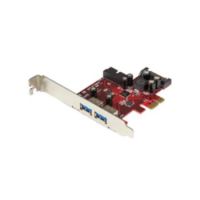 StarTech 4-port PCI Express USB 3.0 card - 2 external, 2 internal - SATA power