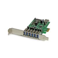 StarTech 7-Port PCI Express USB 3.0 Card - Standard and Low-Profile Design