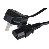 Maplin PL011 power cable Black 2 m Power plug type G C13 coupler