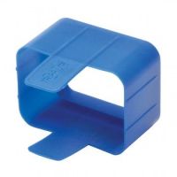 Tripp Lite Plug-lock Inserts keep C20 power cords solidly connected to C19 outlets, BLUE color, Package of 100